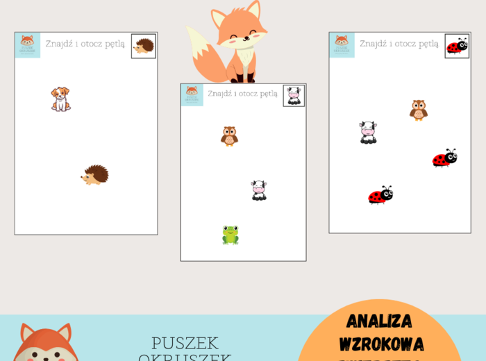 Znajdź zwierzątka - analiza wzrokowa