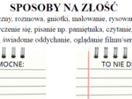 Sposoby na złość