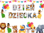 🎉 Dzień Dziecka – gotowa gazetka dekoracyjna A4 z bajkowymi postaciami🎉