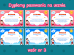 DYPLOMY PASOWANIA NA UCZNIA – wzór nr 3