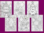 🎄🎅 Świąteczne Kolorowanki Zentangle – Relaks, Kreatywność i Magia Świąt! ✨- Boże Narodzenie - mikołajki - zima - 35 szt.