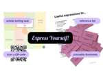 Express Yourself! Domino i gra online – zestaw do nauki mówienia po angielsku (ESL)