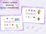 Analiza i synteza głoskowa wyrazy czteroliterowe