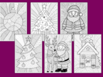 🎄🎅 Świąteczne Kolorowanki Zentangle – Relaks, Kreatywność i Magia Świąt! ✨- Boże Narodzenie - mikołajki - zima - 35 szt.