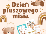 📘 Dzień Pluszowego Misia – zestaw kart pracy (21 stron + gra)