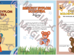DZIEŃ PLUSZOWEGO MISIA - DYPLOM CERTYFIKAT 3 WZORY