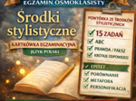 ✏️ Środki stylistyczne – kartkówka egzaminacyjna | powtórka przed egzaminem ósmoklasisty (15 zadań)