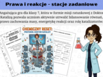 Chemia - prawa i reakcje - stacje zadaniowe/grywalizacja
