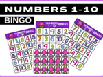 NUMBERS 1-10 - BINGO