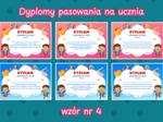 DYPLOMY PASOWANIA NA UCZNIA – wzór nr 4