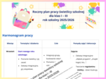 Plan pracy świetlicy dla klas 1-3