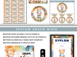Zestawy grafik do własnego wydruku dla grup przedszkolnych GRUPA MISIE