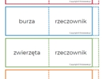 Fiszki - części mowy