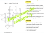 Krzyżówka - figury geometryczne