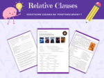 Gramatyka dla Klasy 7: Defining Relative Clauses Zdania Względne Podrzędne Przydawkowe Język angielski Na podstawie podręcznika Brainy 7