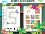 Dzień Dinozaura. Dinozaury. Zestaw zadań. Dyplom