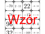 Domino - Mnożenie liczb całkowitych | matematyka