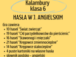 Biologia. Klasa 6. Gra kalambury. 80 haseł z biologii w języku angielskim. Klasy dwujęzyczne.