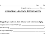 Początki średniowiecza - sprawdzian