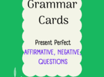 Present Perfect/ Karty do mówienia/ Mówienie/ Speaking/ Zestaw/ Pakiet/ Klasy 4-8/ Klasy 4-6/ Klasy 6-8/ SP/ Warm-up/ Rozgrzewka/ Gramatyka/ Grammar/ Speaking cards grammar/ Grammar cards/ E8