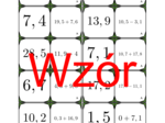 Domino - Dodawanie i odejmowanie liczb dziesiętnych | matematyka