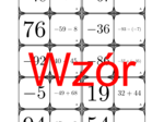 Domino - Dodawanie i odejmowanie liczb całkowitych | matematyka