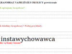 poznajemy krajobraz najbliższej okolicy