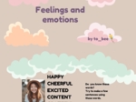 Feelings and emotions. Gotowa lekcja online/ prezentacja/ conversations speaking