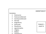 Pretekst - tekst - kontekst