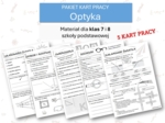 Fizyka 7 i 8. PAKIET KART PRACY. Optyka.
