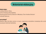 Lekcja wychowawcza. Klasy 4-8. Międzynarodowy Dzień Wolontariusza. Wolontariat. Prezentacja. Realizacja programu profilaktyczno-wychowawczego szkoły