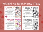 Wklejki na Dzień Mamy i Taty