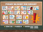 PORADY NA NOWY ROK SZKOLNY - GAZETKA EDUKACYJNA, GAZETKA ŚCIENNA, NA NOWY ROK SZKOLNY