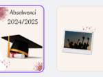 Kartka dla absolwentów - zakończenie/koniec roku szkolnego