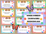 Kodeks dobrego zachowania przedszkolaka - gazetka