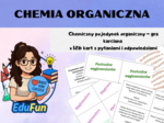 Gra karciana - chemia organiczna - klasa 8/szkoła ponadpodstawowa