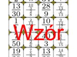 Domino - Ułamki złożone | matematyka