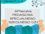 APteczka pedagoga specjalnego CZ.II przedszkolaki i klasy 1-3 materiały do pracy