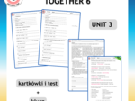 Together 6 Unit 3 zestaw: Vocabulary Activities + Grammar Activities + Speaking Activities + Board Game + Test i kartkówki do działu
