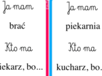 Ja mam, kto ma? Rz wymienne