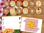 Dzień Pizzy. Girlanda. Zadania. Dyplom. Przypinki. Bingo