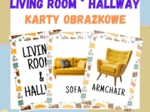 LIVING ROOM, HALLWAY - karty obrazkowe