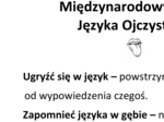21 lutego - Międzynarodowy Dzień Języka Ojczystego