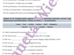PRZYMIOTNIKI (EMOCJE)– Zbiór zadań do egzaminu ósmoklasisty z języka angielskiego. Poziom A2/A2+ – przymiotniki opisujące uczucia i emocje, ćwiczenia: końcówki -ing/-ed, przymiotniki zaprzeczające (unamused, unexciting), wypełnianie luk w tekście, tworze