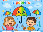 Kolorowe parasolki z papieru