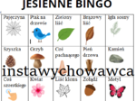 Jesienne bingo