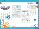 NAUKA LICZB. PRZYGOTOWANIE RĘKI DO NAUKI PISANIA. ZBAWA LICZBAMI. SZABLONY DO MALOWANIA PALCAM, WYKLEJANIA PLASTELINĄ.