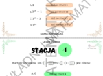 Stacje zadaniowe – liczby, potęgi