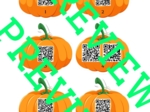 Halloween Gra Trernowa dla dużych i małych +QR Codes, Domino w 3 wersjach (również dla nieczytających), opisane karty obrazkowe na j. angielski i inne wydarzenia jesienne, dobre dla SPE, kody QR