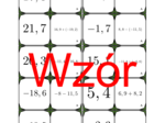 Domino - Dodawanie i odejmowanie dodatnich i ujemnych liczb dziesiętnych | matematyka